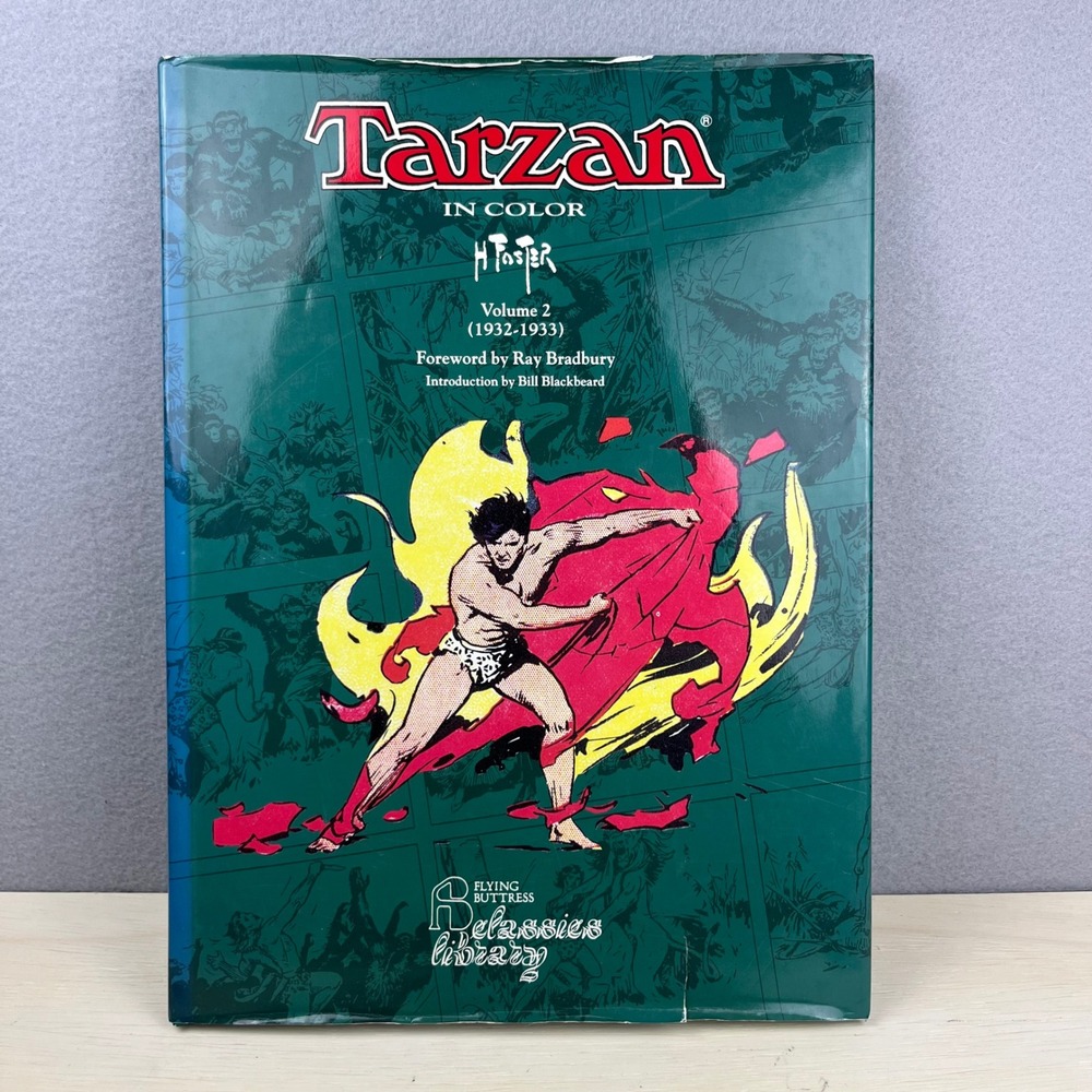 Tarzan In Color Vol 2 1932-1933 Hal Foster Hardcover NBM Ray Bradbury Foreword